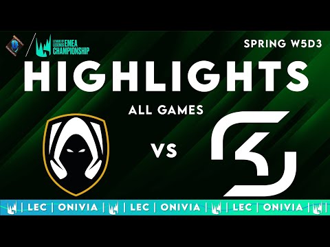 TH vs SK ALL GAMES Highlights | LEC Spring 2025 | Team Heretics vs SK Gaming by Onivia
