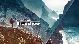 Clean Parallax Slideshow after Effects Template