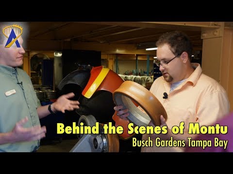 Behind The Scenes Of Montu At Busch Gardens Tampa Bay Youtube