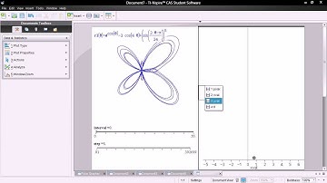 (How to) Polar Graph drawing on TI-Nspire CX CAS