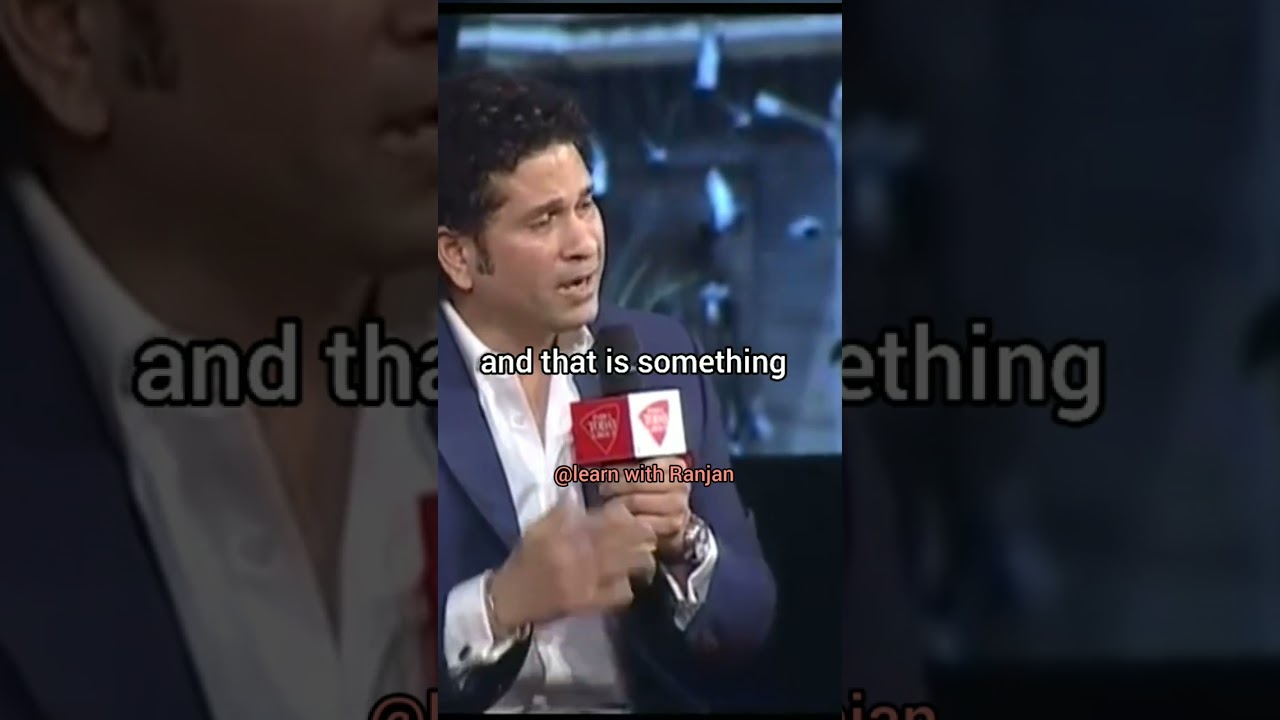 One message for youngsters by Sachin Tendulkar 🔥. 