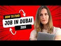 How to find a job in Dubai?