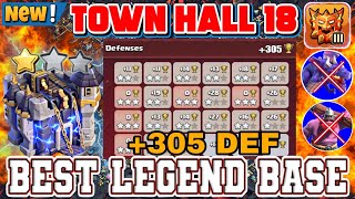 BEST TH18 WAR + LEGEND BASES WITH COPY LINKS || TH18 ANTI THROWER ||TOP-10 TH18 WAR BASE ANTI 3 STAR screenshot 1