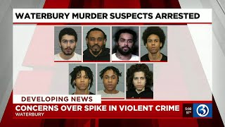 VIDEO: Waterbury police make 7 arrests in murder cases