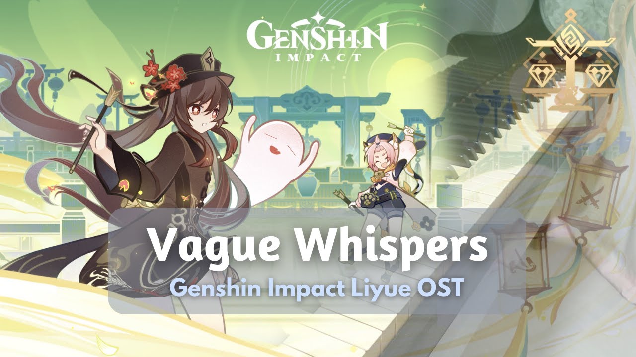 Genshin OST: Vague Whispers (Waterborne Poetry Event Area BGM 2) | Piano Cover