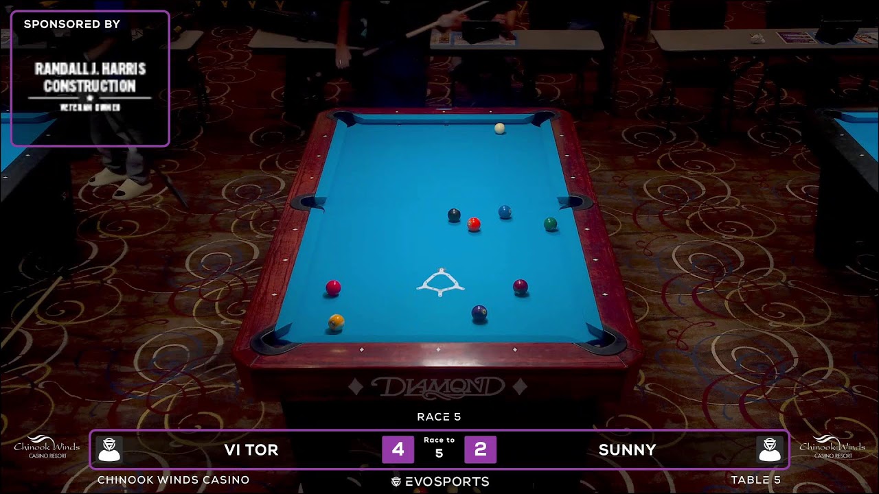 VI TOR vs SUNNY - WBCA 9 BALL 2025 - TABLE 5 | EvoSports