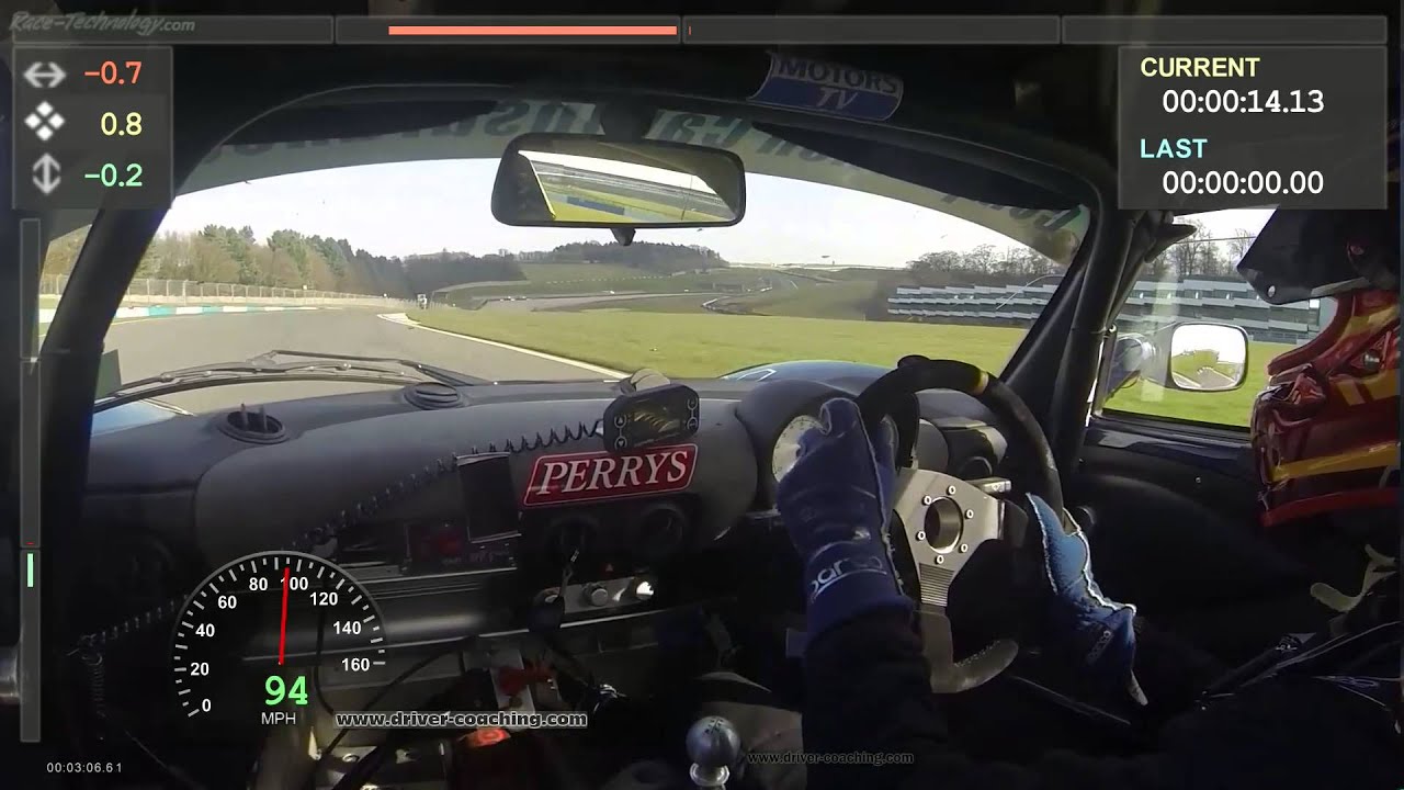 Onboard 110mph Crash Lotus Elise Craner Curves Donington (100mph impact)