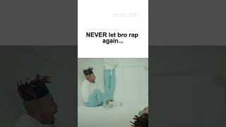 Never let bro rap again #funny #rap #memes