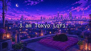 3 AM Tokyo Lofi 🐈‍⬛ Soft Beats for Sleep, Relax & Lonely Thoughts | 1 Hour screenshot 3