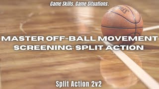 Celebrity MASTER Scoring Off the Ball with this Drill: 2v2 Split Action Profile