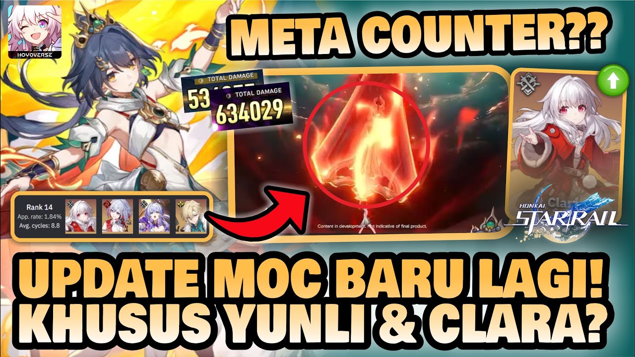 Clara & Yunli akan jadi META??! Update MOC Baru Khusus Follow Up??! 🤔 | Honkai: Star Rail