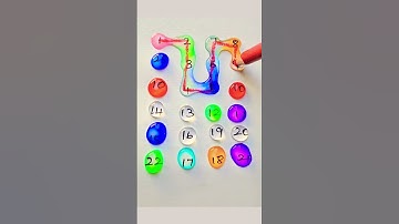 Draw line 1 to 20🌈💧 #drawing #line #shorts #maths #quiz