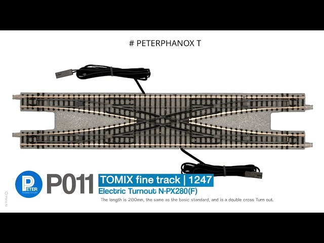 P011 : TOMIX Fine Track 1247 | Electric Turnout N-PX280(F) - YouTube