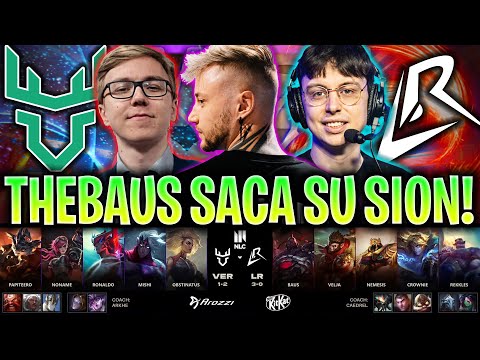 THEBAUS SACA SION CON LOS RATONES DE REKKLES!😱MUY ÉPICO! | VER vs LOS RATONES NLC 2025 Winter Split