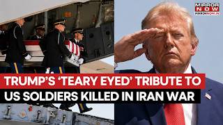 US President Donald Trump Pays Tribute To Fallen Soldiers During Iran War As Mortal Remains Arrive