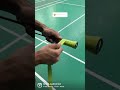 Gripping basicfeather green racket  badminton