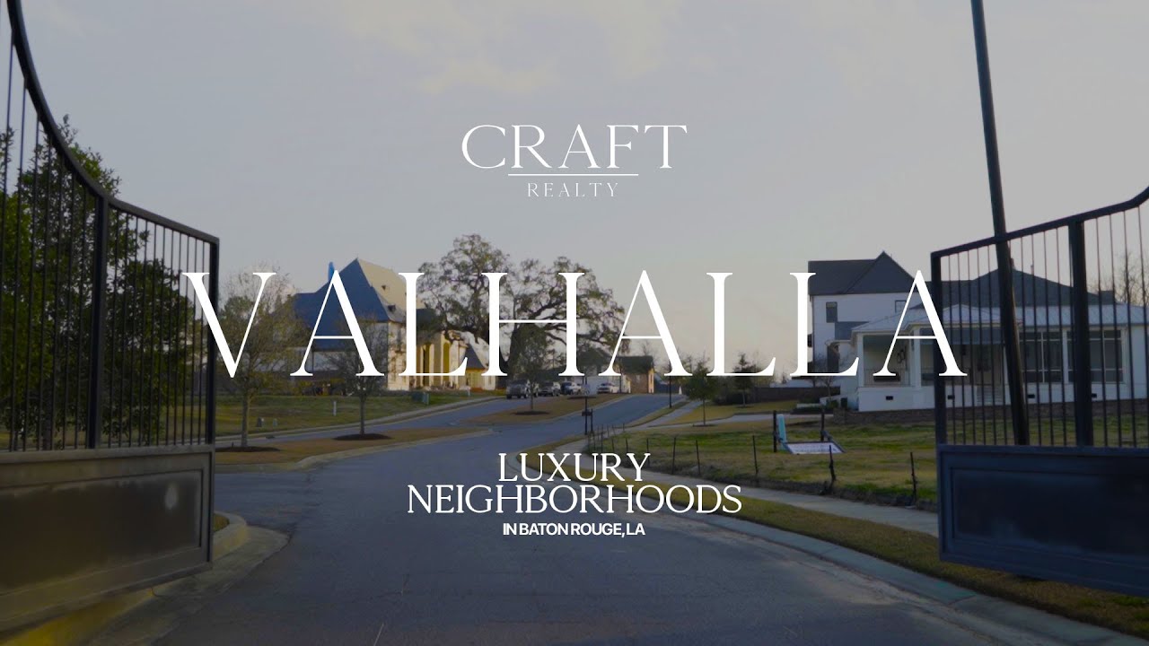 Luxury Neighborhoods in Baton Rouge Valhalla YouTube