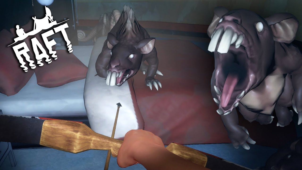 Mouse Body Raft Raft WE FOUND A YACHT FILLED WITH GIANT RATS!! Raft Survival ...