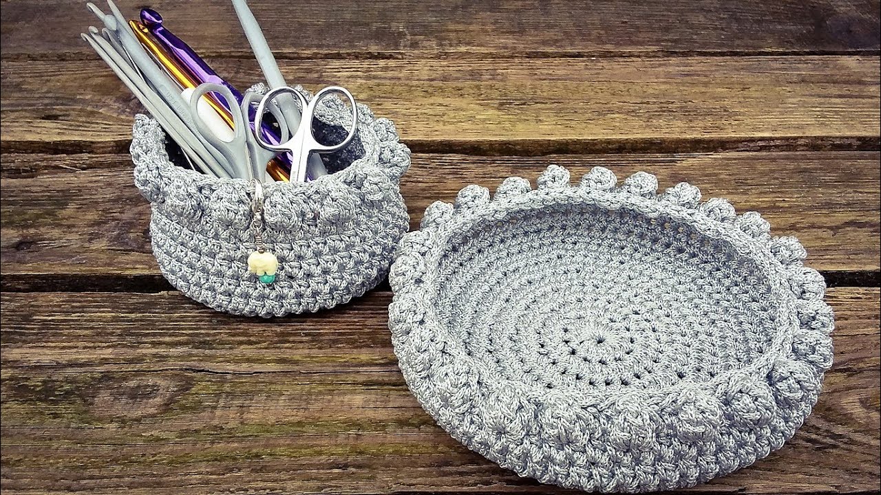 DIY Crochet Nesting Basket