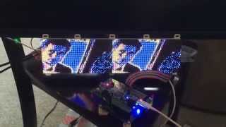 Pin2DMD double Display Test