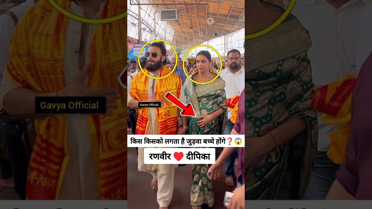 Deepika Padukone and Ranveer Singh twins in Ganesh temple 