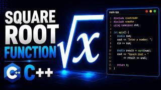 Making A Square Root Function || C++