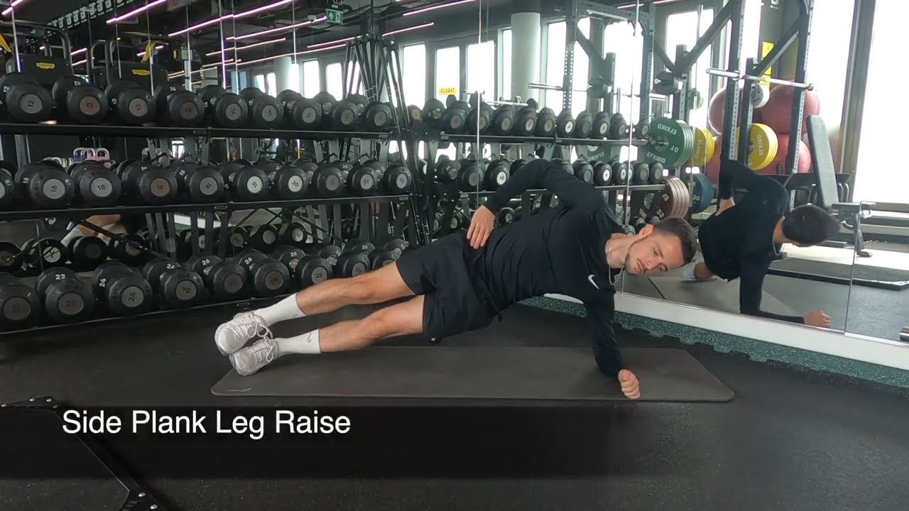 Side Plank Leg Raise