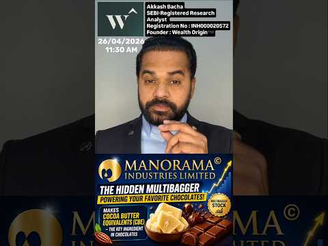 Manorama Industries Explained:The Hidden Player Behind Global Chocolate Giant #manorama #multibagger