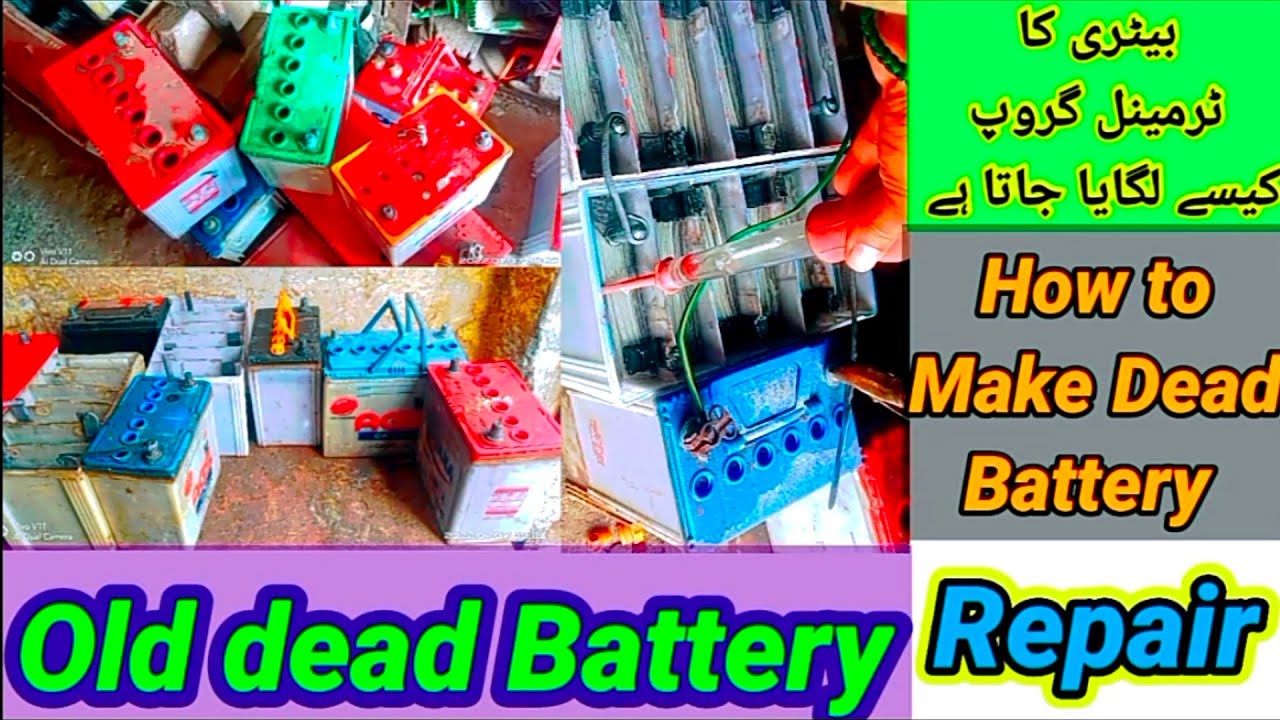 Dead Old Battery Restoration Making Lead Acide Battery Plate Exide Group Barning Amazing Technique?