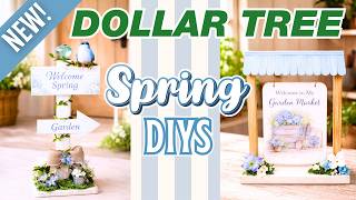 NEW Spring Dollar Tree DIYs 2026 🌸 Garden Inspired Home Decor