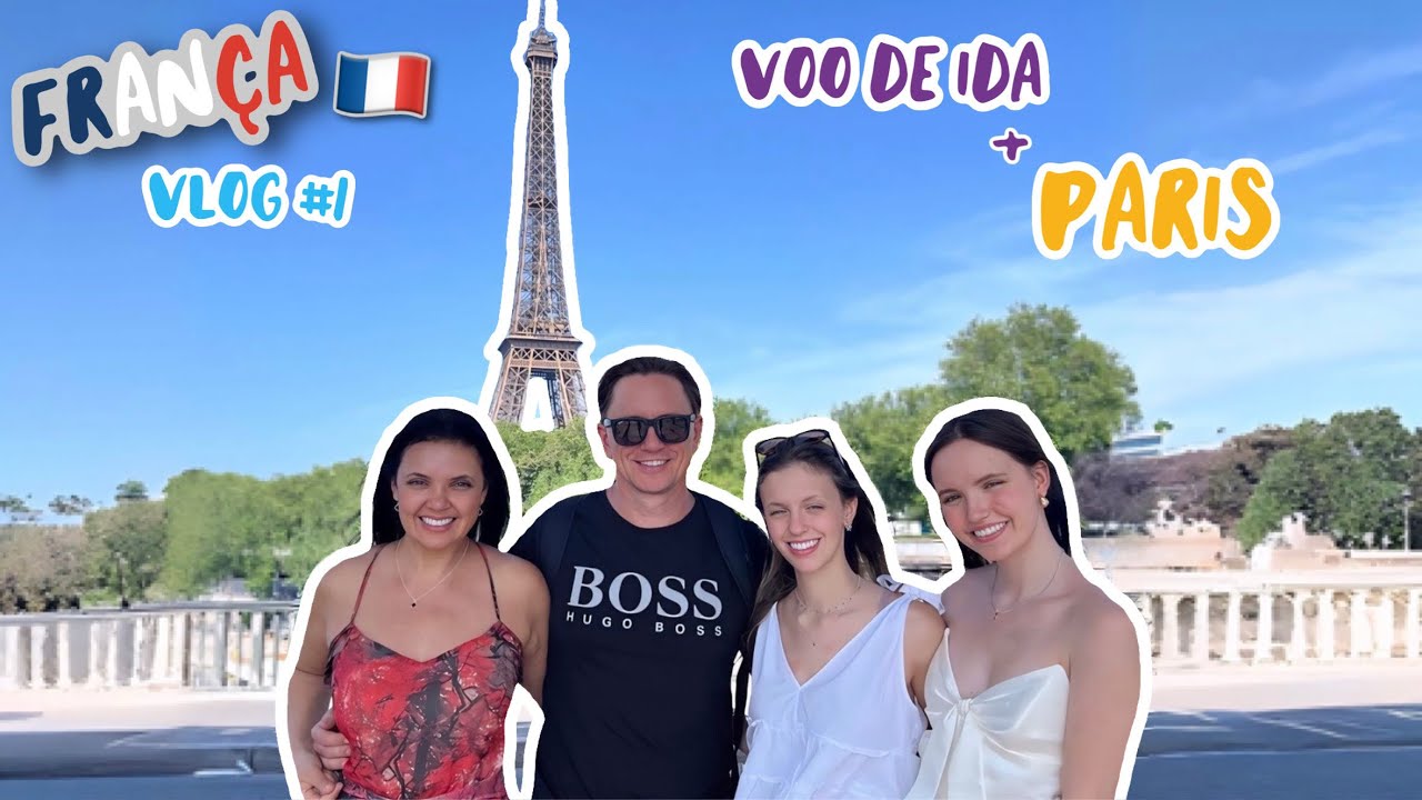 VLOG FRANÇA🇫🇷 #01 // Voo de ida + Paris
