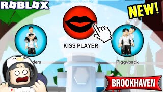 CARA MENEMUKAN MITOS SECRET EMOTE KISS DI BROOKHAVEN 🏡RP Sesuatu Terjadi?!
