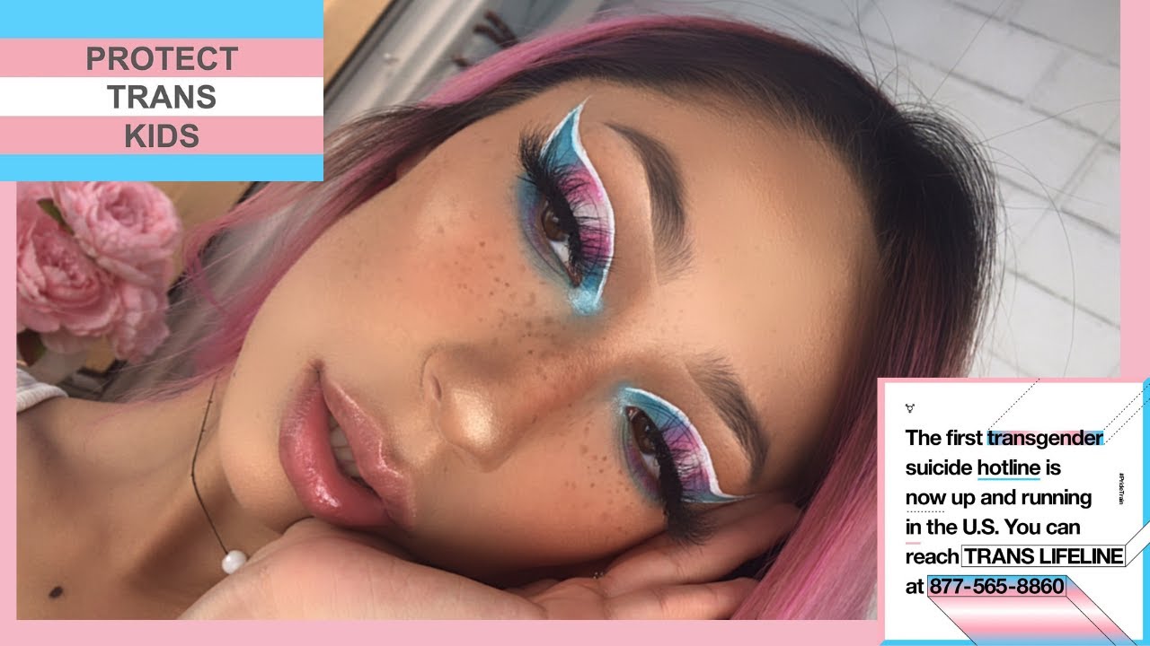TRANS PRIDE MAKEUP TUTORIAL