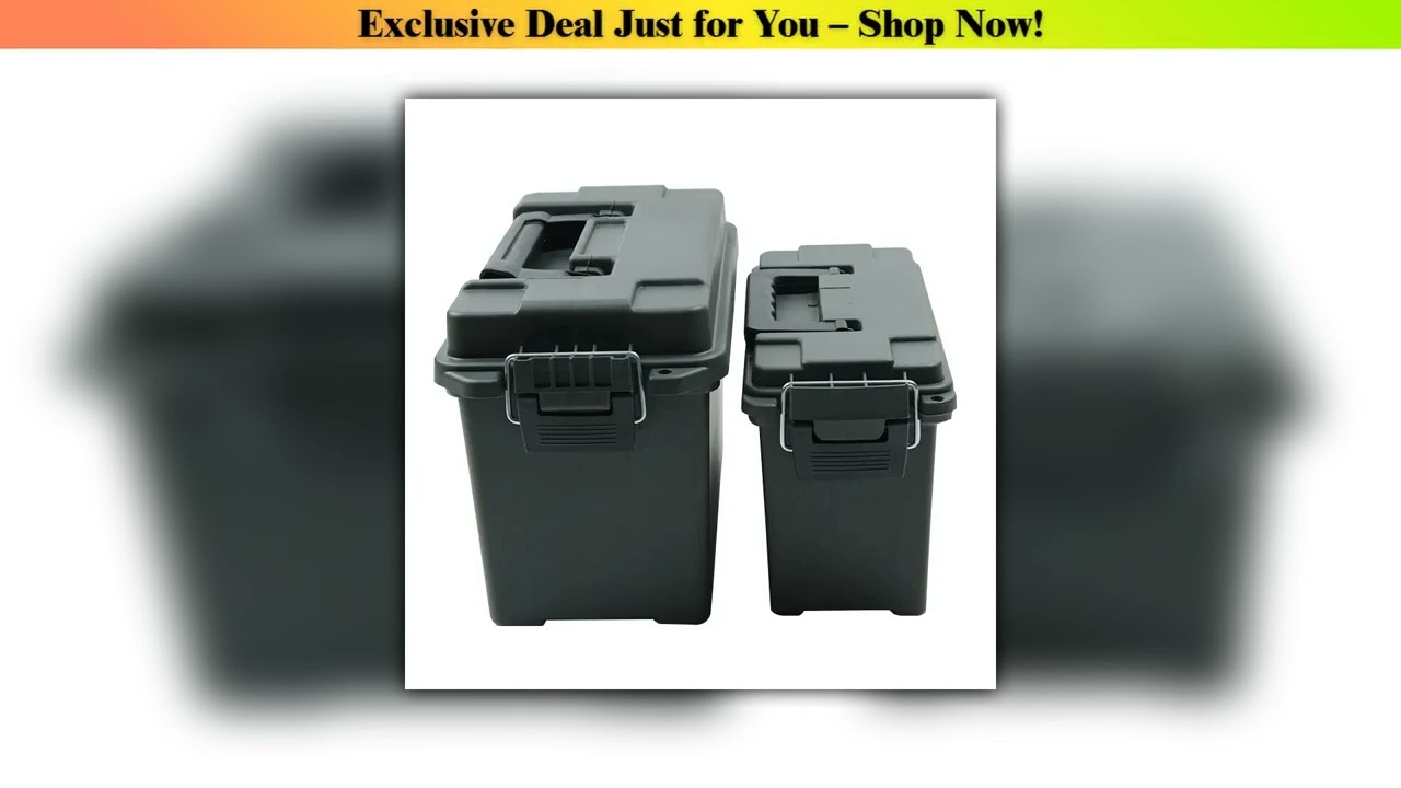 Plastic Ammo Box — Best Seller (2025): Plastic Ammo Box Weapons Safe Storage Ammo Can