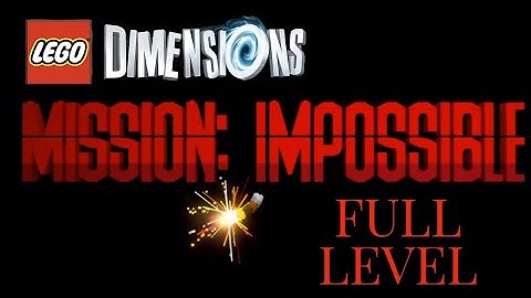Lego Dimensions Mission Impossible COMPLETE LEVEL  (All Minikits)