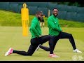 Celtic's Ntcham Trains Ahead of UCL Match