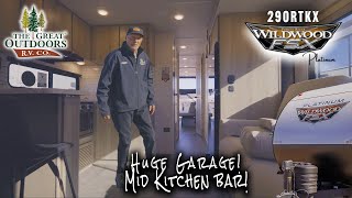 Quad Bunk Toy Hauler w/ Kitchen Bar & 12 ft. Separated Garage! - 2024 Wildwood Platinum FSX 290RTKX by The Great Outdoors RV™ 559 views 4 months ago 16 minutes