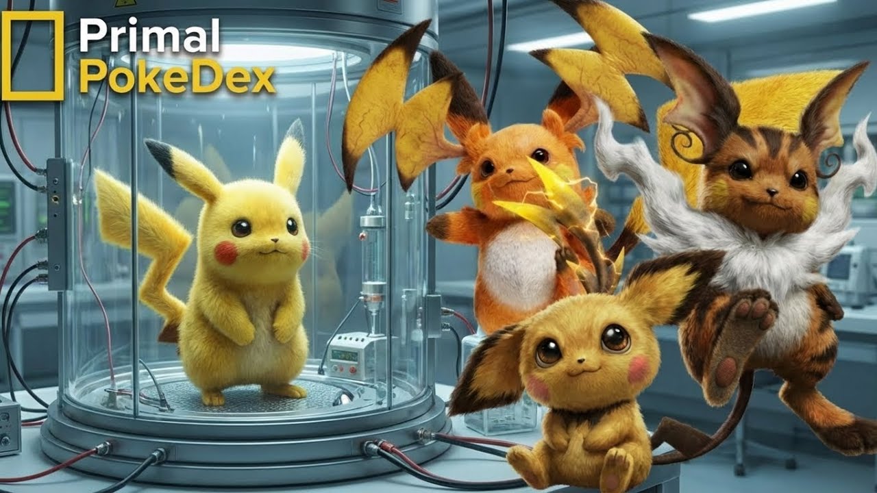 Real Life Pokémon | Pikachu & Docter Escape to a Parallel World