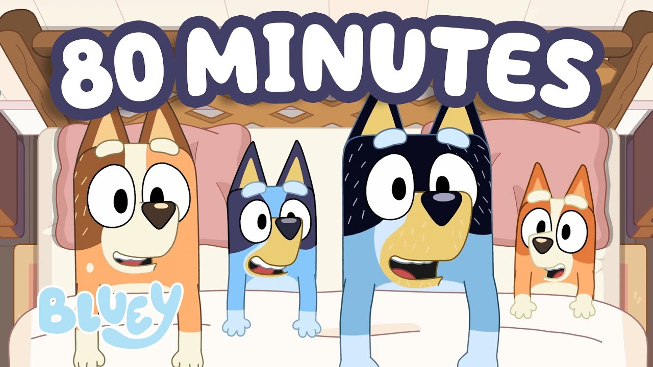 🔴LIVE: Bluey Family Jokes 🤣 | 80 MINUTES | Try Not to Laugh 🤭 | Bluey