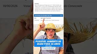 Possível aumento de idade para PM e CBM!