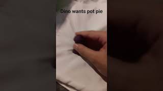 NO DINO THIS IS MY POT PIE!