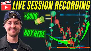 My Favorite Continuation Trading Strategy! (Auction Market Theory + Order Flow = $800 Profit)
