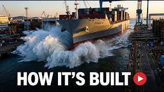 Inside a Mega Shipyard. How Building a 300,000 Ton Ship