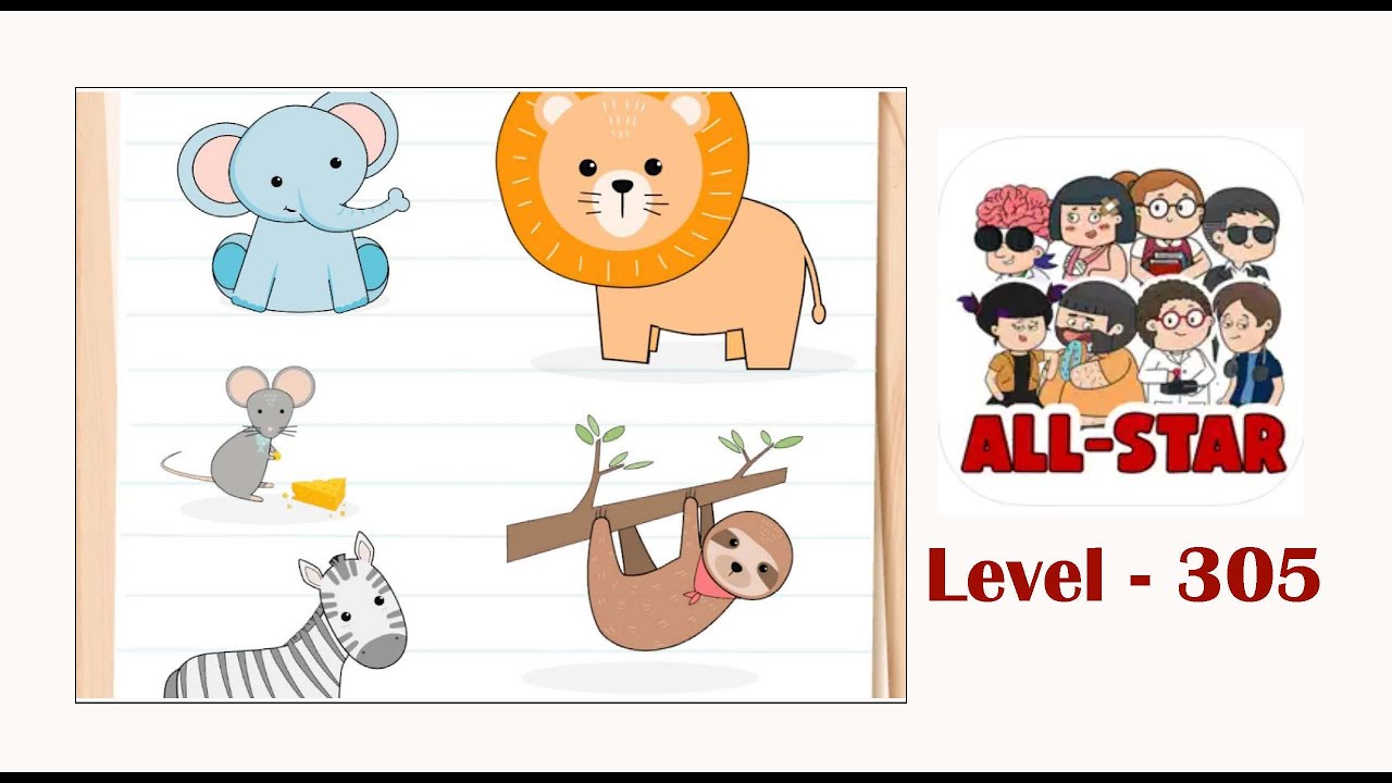 Brain test all star level 305 Which one is the biggest?