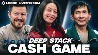 SPLASHY Deep Stack Texas Cash Game | LODGE LIVESTREAM screenshot 4