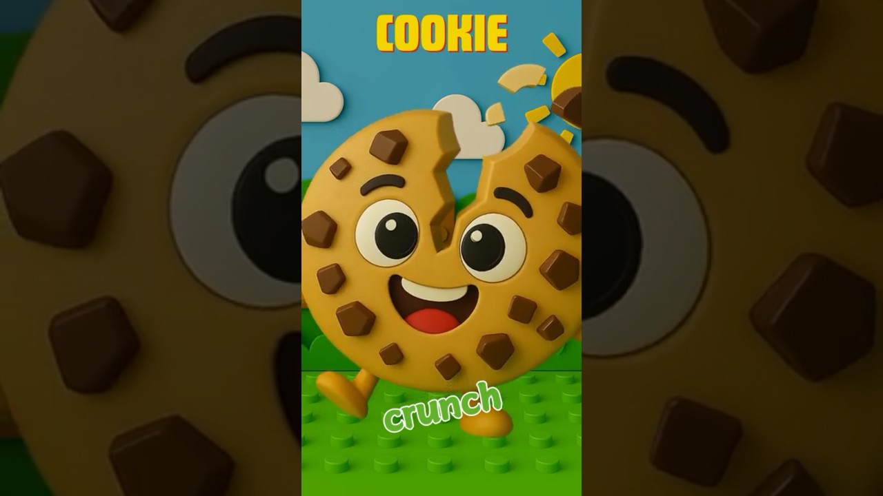 Vocabulary Song for Kids 🍩🍦🍬 Learn Tasty Foods with Funny Sounds for Toddlers, Ice Cream to Cookie 🍪