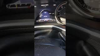 2016 Jeep Cherokee Oil Change Life Percentage Light Reset Maintenance Info