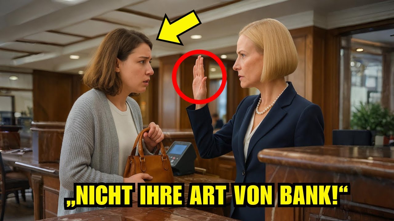 Abgewiesen in der Bank – 7 Minuten später stürmt ihr Milliardärs-Ehemann herein