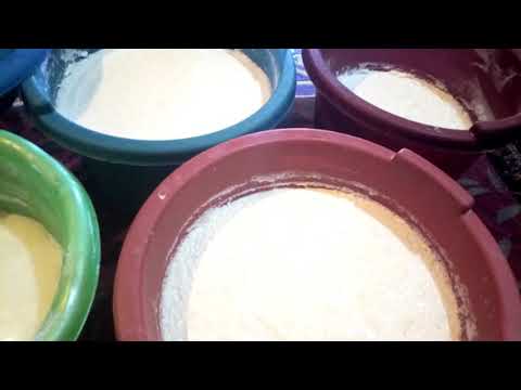 اللبن اللى حلباه من الجاموسه عمل قشطه يالا نشلها