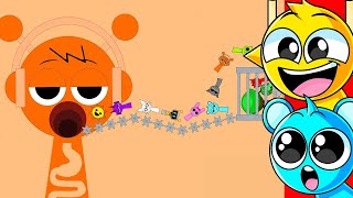 All Sprunkis Vs Giant Oren